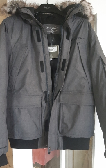 NWT Eddie Bauer Men's Bomber Jacket - Picture 2 of 3
